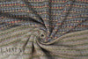 Italian denim/brick/gray boucle' sweater knit .75 yds