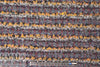 Italian wine/gray/cinnamon boucle' sweater knit 2.25 yd