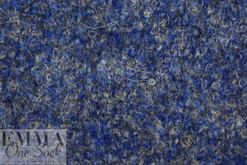 Italian ultramarine tweed boucle' wool/lycra sweater knit