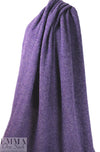 Italian wisteria tweed boucle' wool/lycra sweater knit