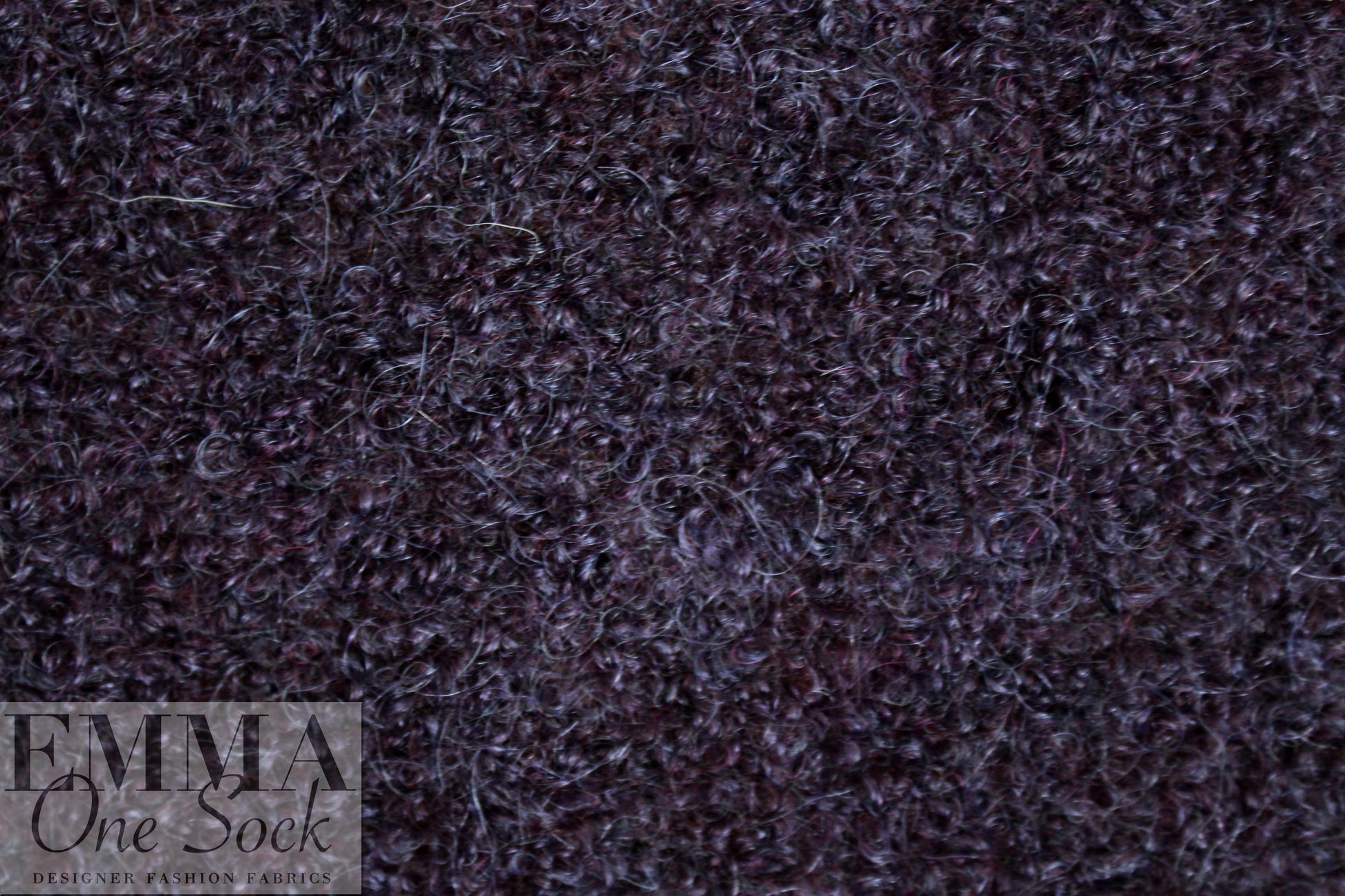 Italian grape tweed boucle' wool/lycra sweater knit