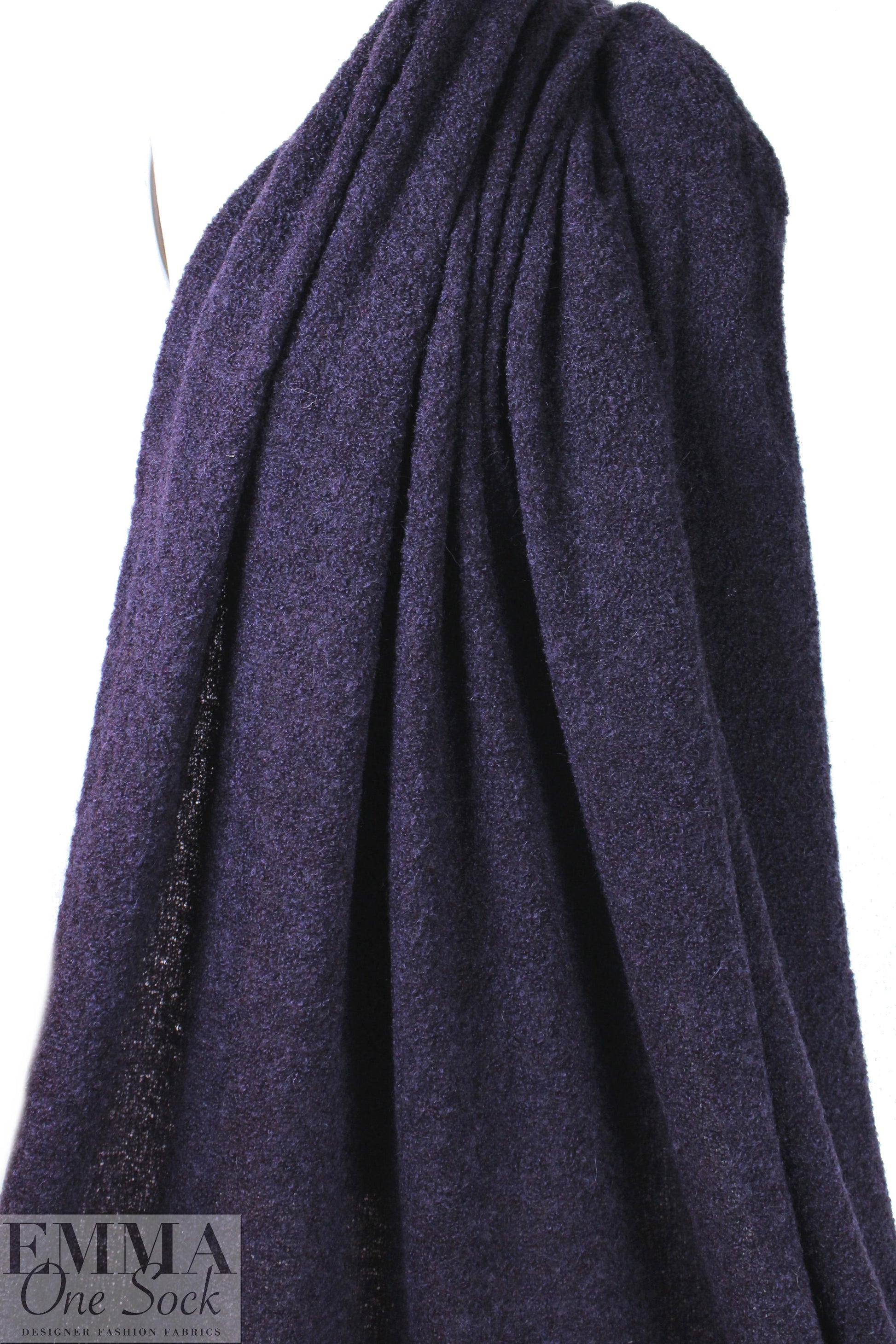 Italian grape tweed boucle' wool/lycra sweater knit