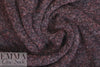 Italian wine tweed boucle' wool/lycra sweater knit