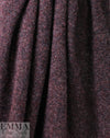 Italian wine tweed boucle' wool/lycra sweater knit