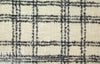 famous designer wool plaid boucle' - winter white/black 1.66 yds