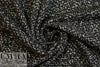 Italian black/white wool blend boucle' woven coating 2 yds