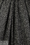 Italian black/white wool blend boucle' woven coating .5 yds