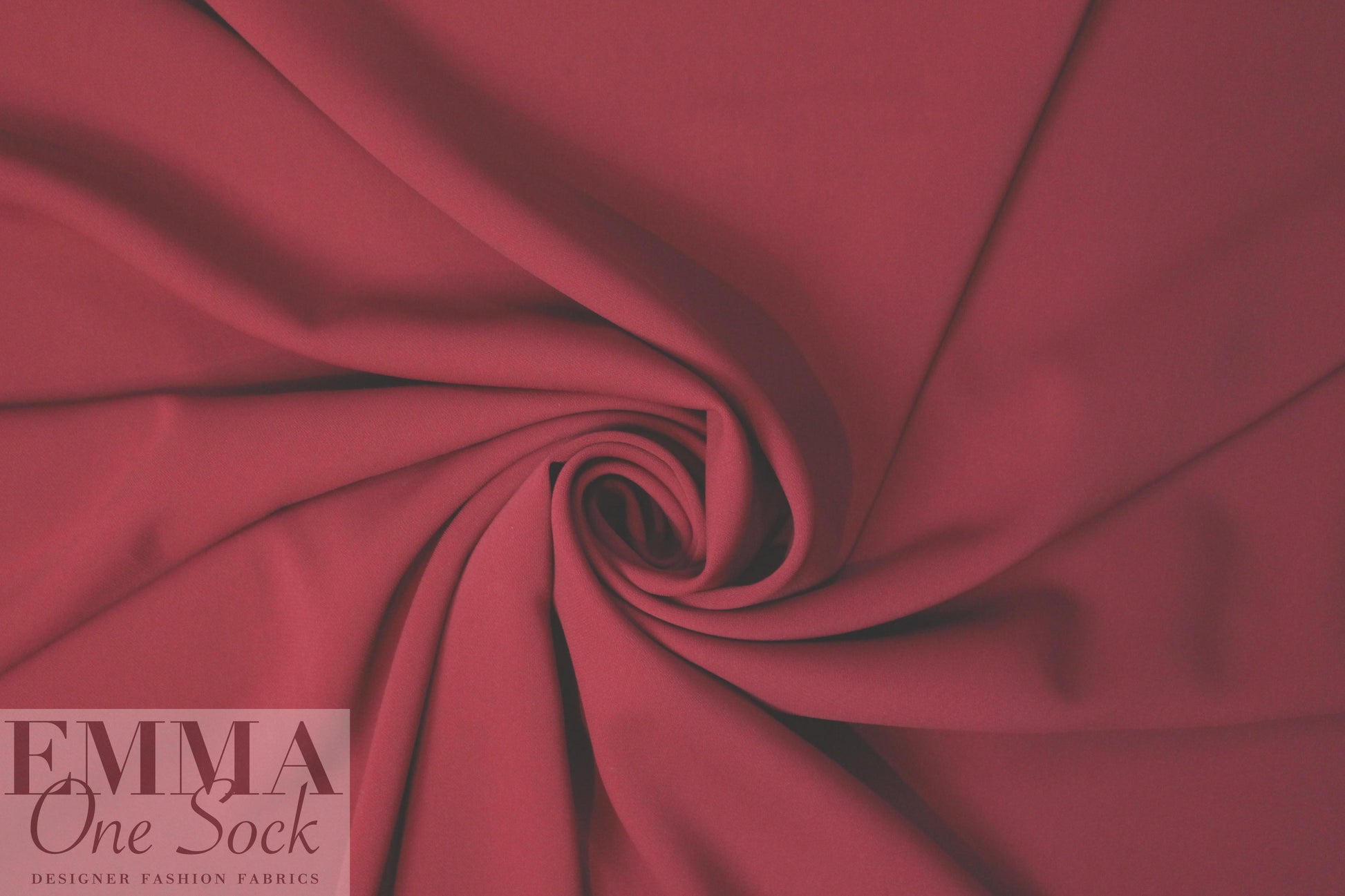 hi-tech stretch crepe 'matte hybrid' - brick .625 yds