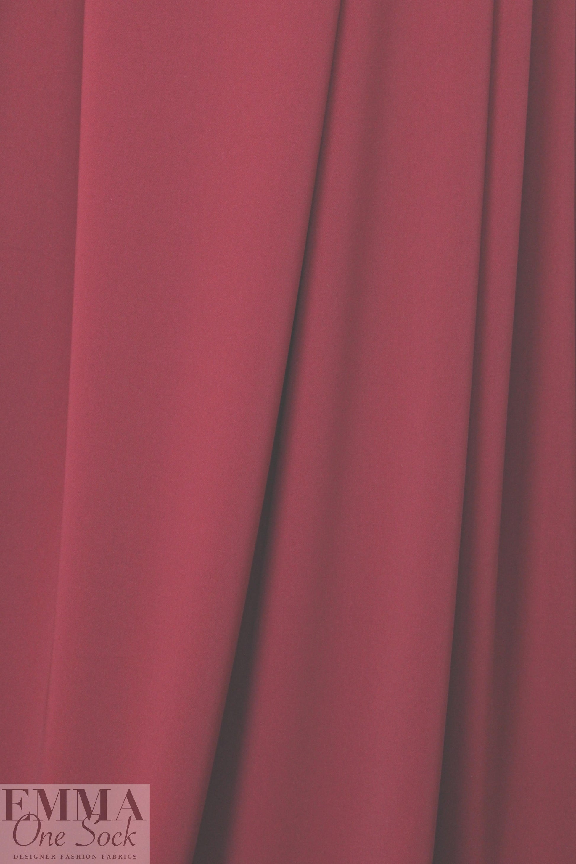 hi-tech stretch crepe 'matte hybrid' - brick 2 yd