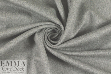 Brisbane wool/viscose blend coating - ash grey