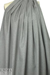 Brisbane wool/viscose blend coating - ash grey 2.125 yd