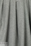 Brisbane wool/viscose blend coating - ash grey