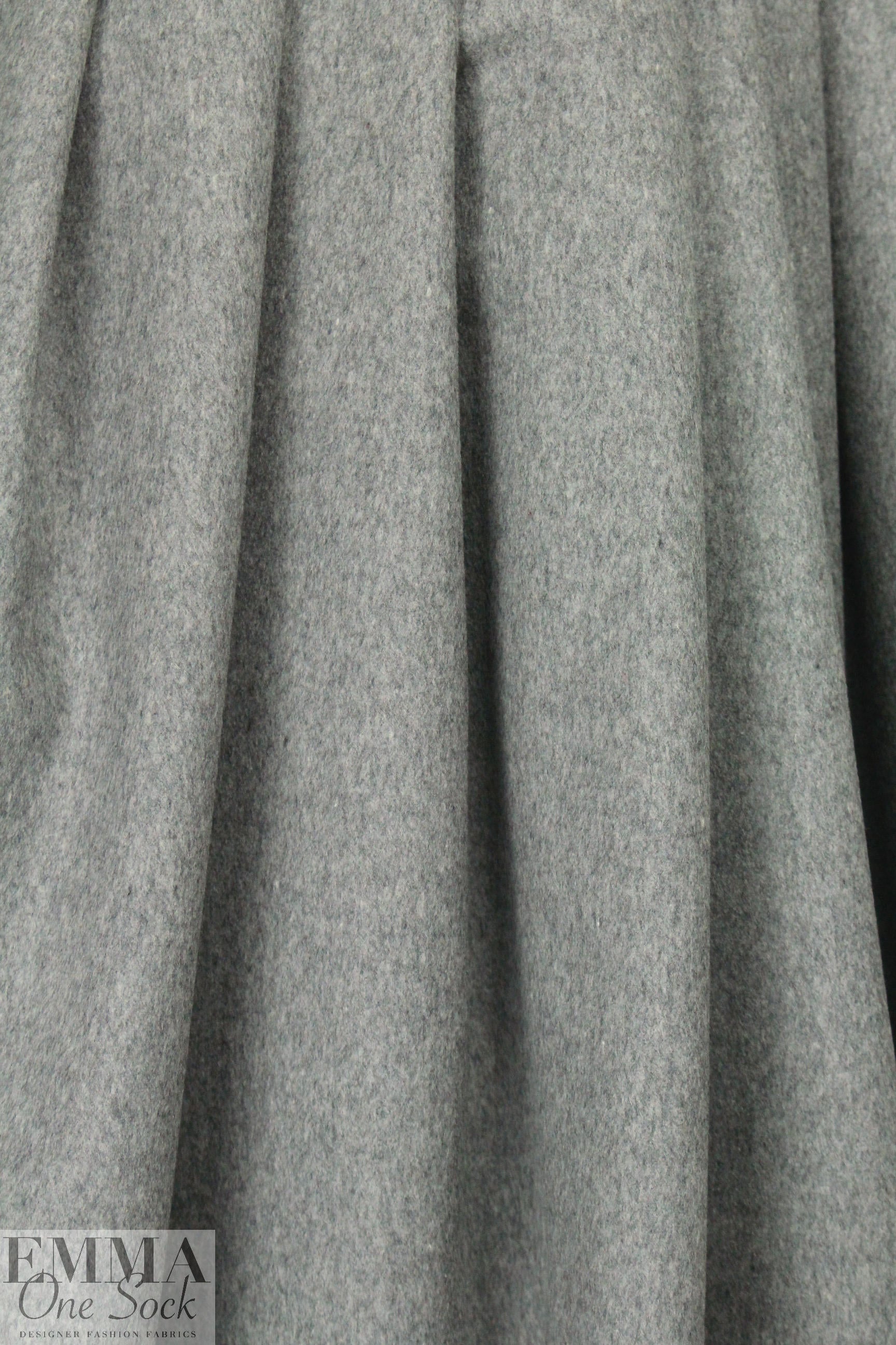 Brisbane wool/viscose blend coating - ash grey