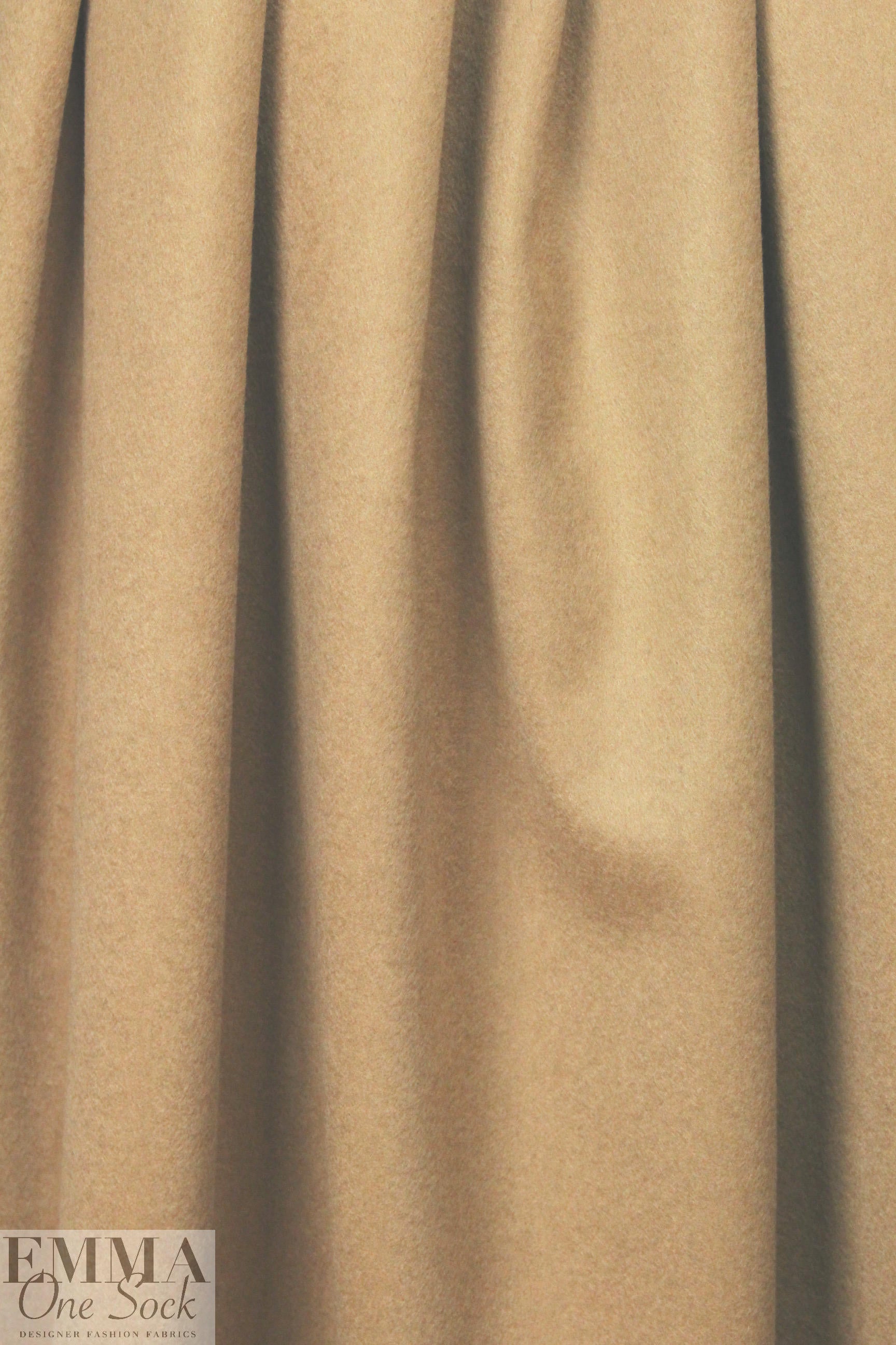 Brisbane wool/viscose blend coating - camel