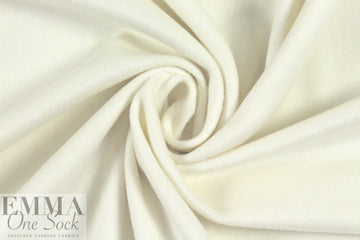 Brisbane wool/viscose blend coating - winter white 2.75 yd