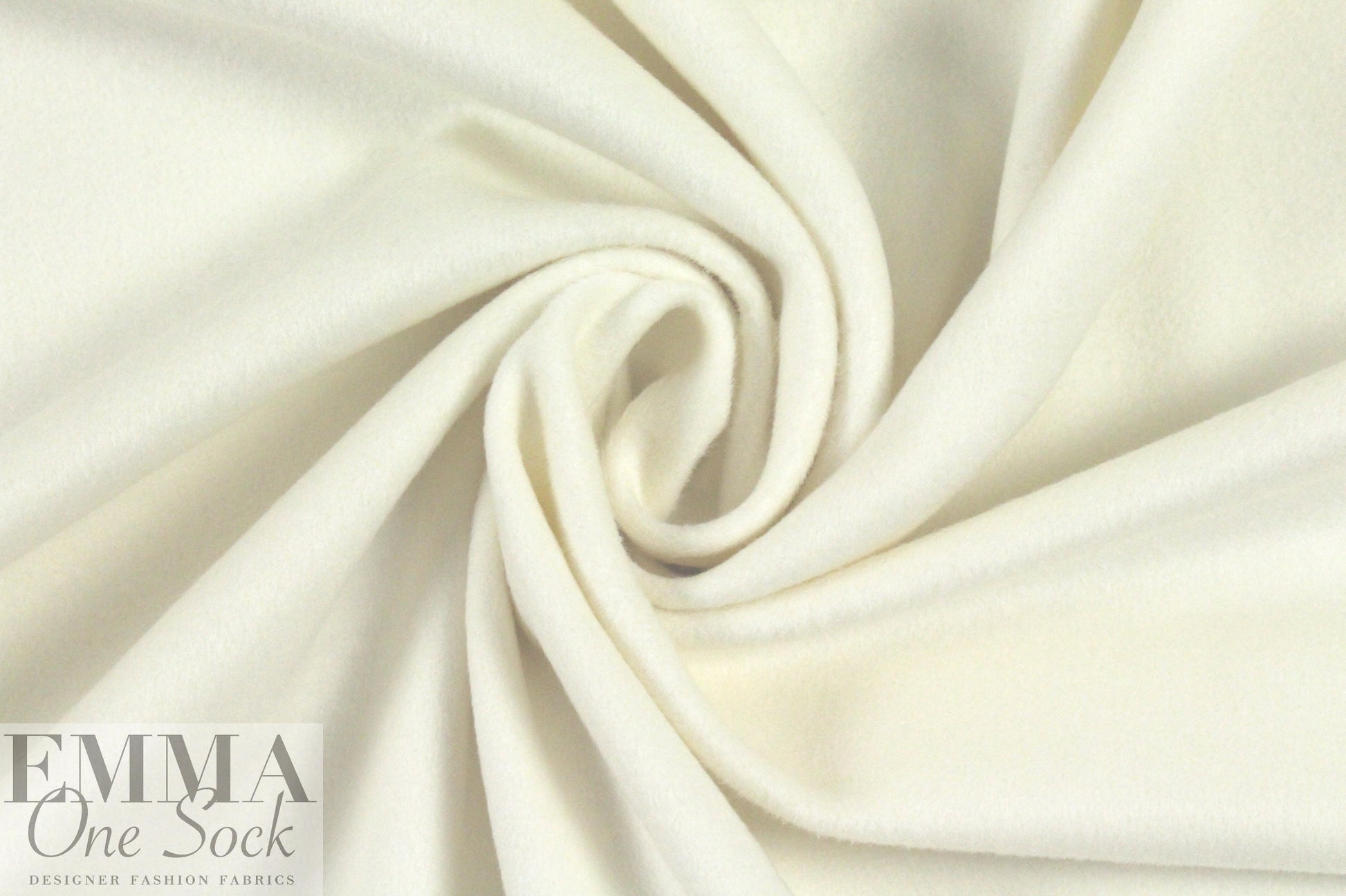 Brisbane wool/viscose blend coating - winter white