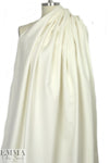 Brisbane wool/viscose blend coating - winter white 2.75 yd