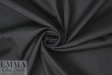 Japanese super fine cotton broadcloth - black 1.875 yd
