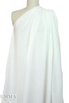 Japanese super fine cotton broadcloth - off white .66 yds