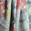 Italian 'color expression' overprinted jacquard brocade .75 yds