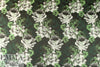 French painterly floral jacquard brocade - greens 1.5 yd