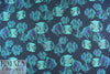 French 'aquarium scene' sparkly jacquard brocade