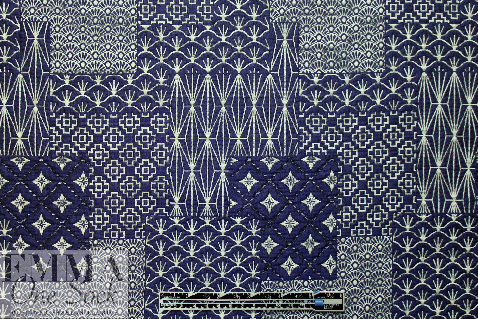 Italian jacquard brocade - decorative patchwork