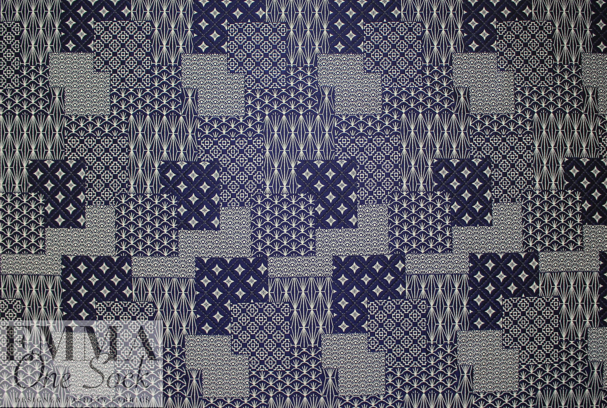 Italian jacquard brocade - decorative patchwork