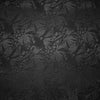 famous designer textured matelasse' flower brocade - black 1 yard