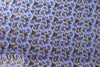 ginkgo leaves jacquard brocade - shades of blue 2.125 yd