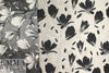 lilah floral jacquard brocade - black/silver .66 yds