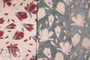 lilah floral jacquard brocade - blush/silvery grey