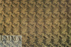 enchanted antique gold & black floral metallic brocade 1.75 yd