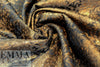 enchanted antique gold & black floral metallic brocade .75 yds