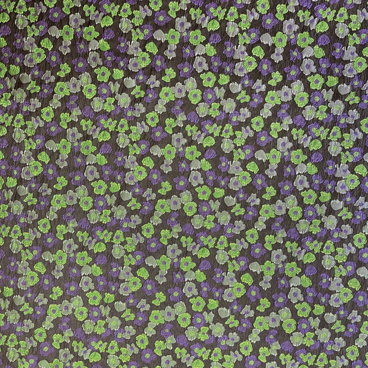 'evening blooms' lustrous matelasse' brocade