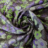 'evening blooms' lustrous matelasse' brocade .5 yds