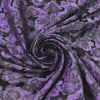 floral bloom jacquard brocade - violet 1.5 yd