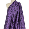 floral bloom jacquard brocade - violet 1.5 yd