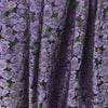 floral bloom jacquard brocade - violet