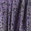 floral bloom jacquard brocade - violet 1.5 yd