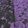 floral bloom jacquard brocade - violet 1.5 yd