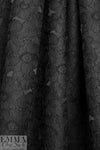 Akik0 textured matelasse' flower brocade - black