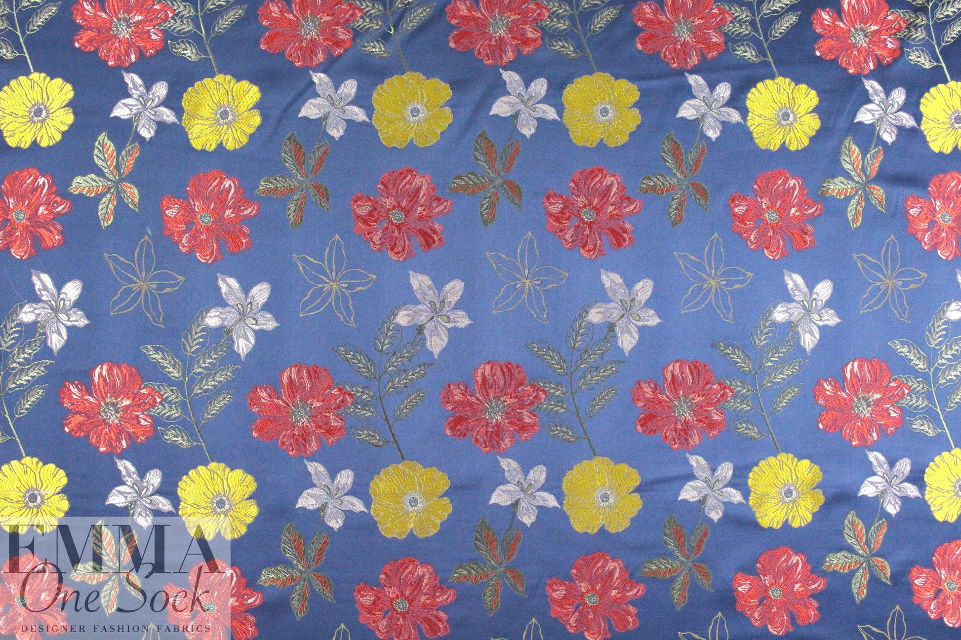 A1ice & 01ivia botanical display jacquard brocade 1.66 yd
