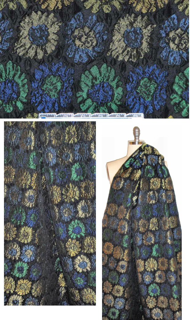 A1ice & O1ivia daisy graphic textured brocade
