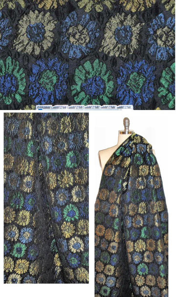 A1ice & O1ivia daisy graphic textured brocade