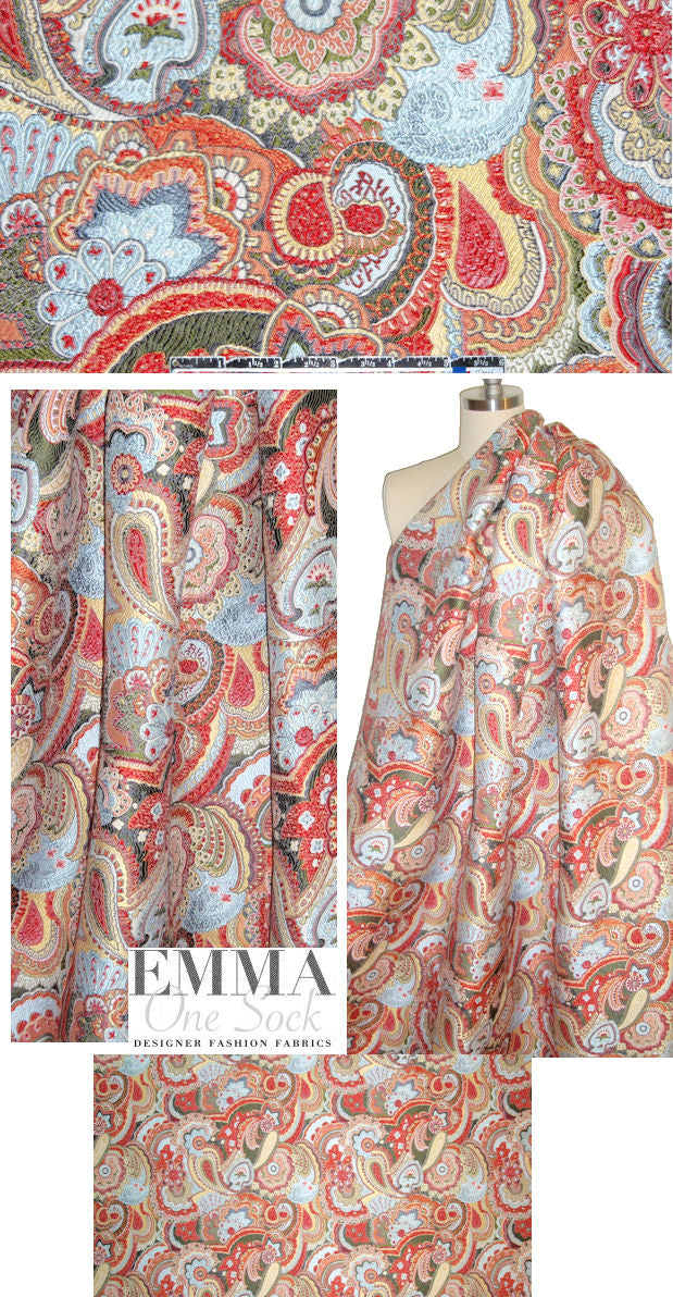 A1ice & O1ivia regal paisley tapestry brocade