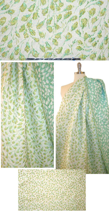 A1ice & O1ivia spring green/spearmint rosebud matelasse'