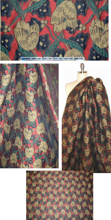 A1ice & O1ivia tulip graphic textured brocade