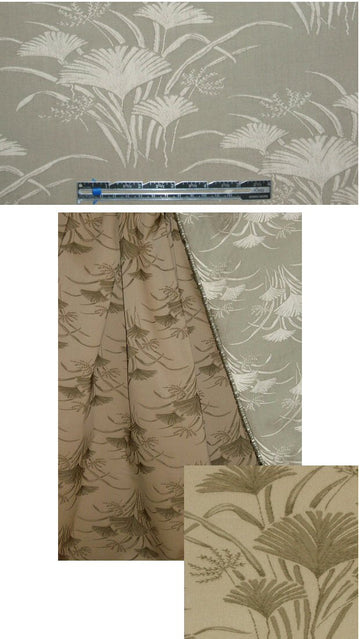 Burning T0rch ginko motif stretch jacquard