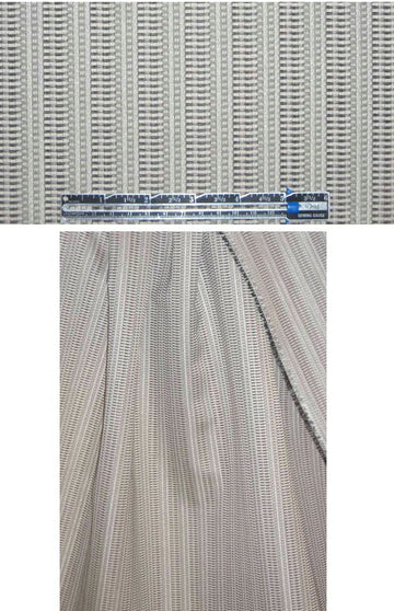 Car0lina Herrera silver graphic brocade 1.5 yds
